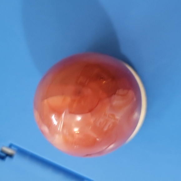 Carnelian Druzy Crystal Egg - Picture 3 of 4